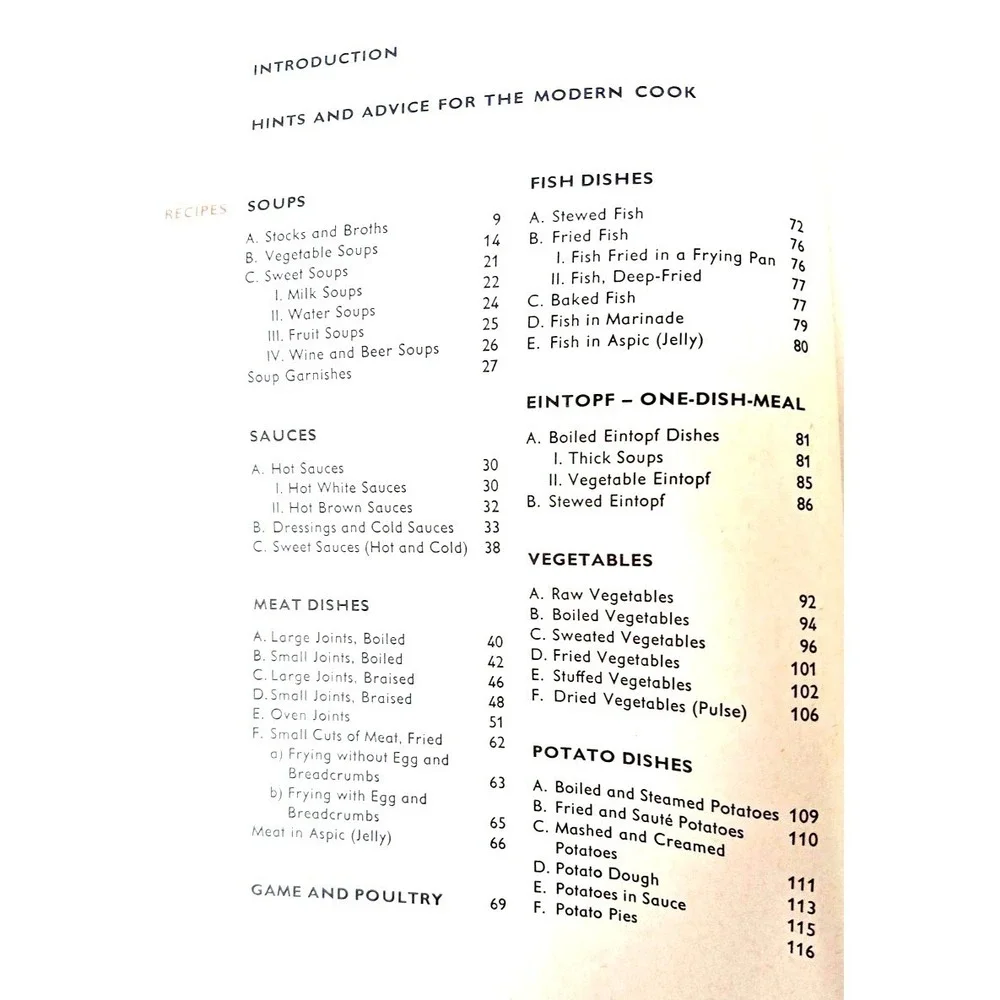 Oetker German Home Cooking Vintage‎ Paperback Recipe Cookbook Book, 1978 Edition